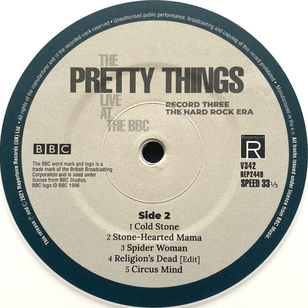 Cover zu The Pretty Things - Live At The BBC | 2021 | Vinyl | Rock, Blues | Europe