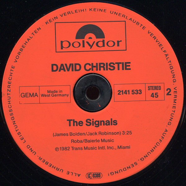 Cover zu David Christie - Saddle Up | 1982 | Vinyl | Funk / Soul, Pop | Germany