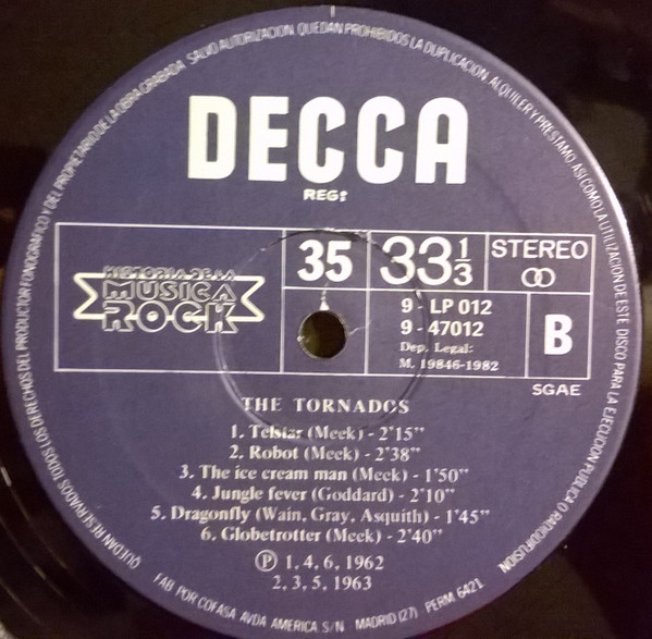 Cover zu Brian Poole & The Tremeloes, The Tornados - Brian Poole And The Tremeloes / The Tornados | 1982 | Vinyl | Rock | Spain