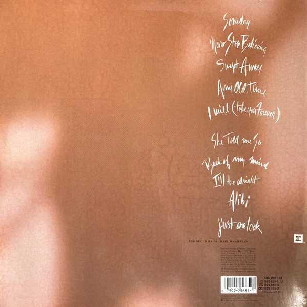 Cover zu Christopher Cross - Back Of My Mind | 1988 | Vinyl | Pop | Europe