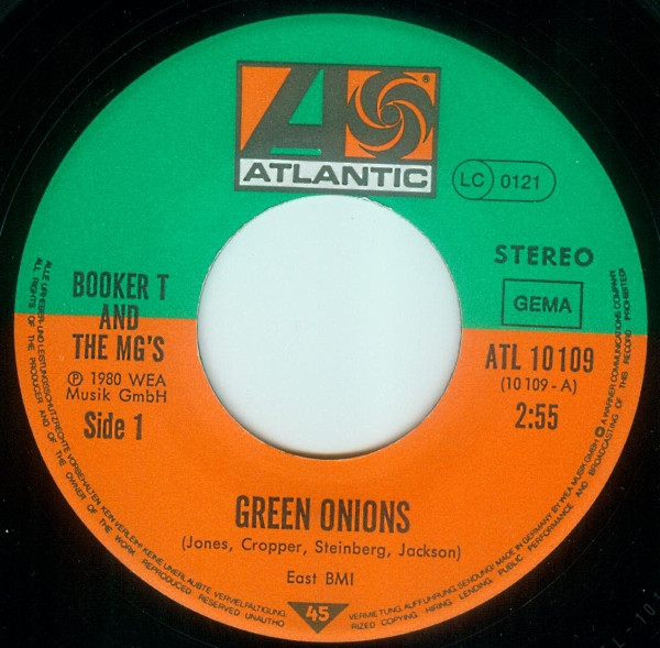 Cover zu Booker T & The MG's - Green Onions | 1980 | Vinyl | Rock, Funk / Soul | Germany Schallplatten Ankauf