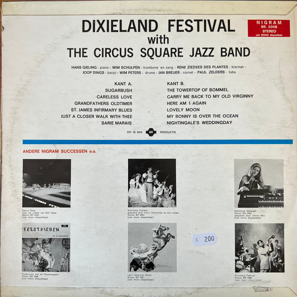 Cover zu Circus Square Jazz Band - Dixieland Festival With The Circus Square Jazz Band | Vinyl | Jazz | Netherlands Schallplatten Ankauf