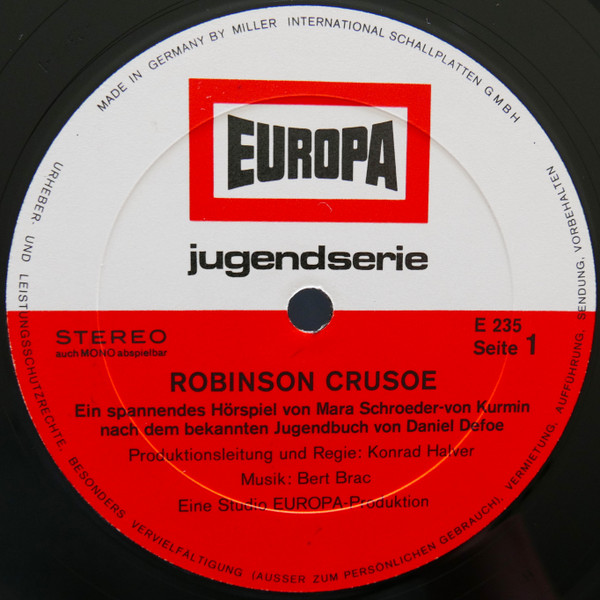 Cover zu Daniel Defoe - Robinson Crusoe | 1971 | Vinyl | Non-Music | Germany Schallplatten Ankauf