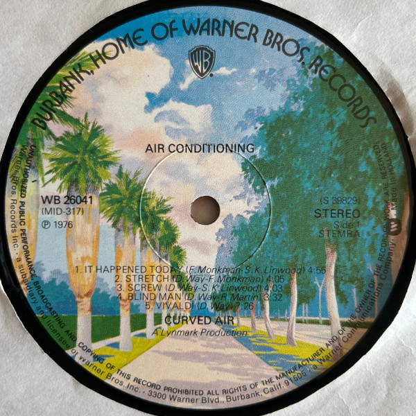 Cover zu Curved Air - Airconditioning | 1976 | Vinyl | Rock | Netherlands