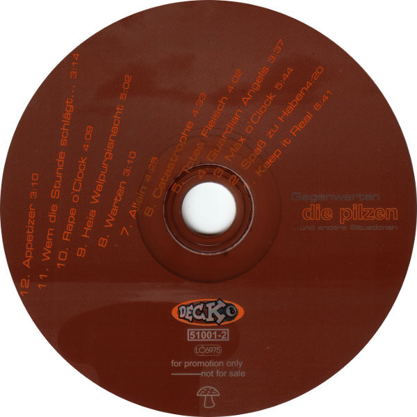 Cover zu Die Pilzen - Gegenwarten ...Und Andere Situationen | 1997 | Vinyl | Hip Hop | Germany