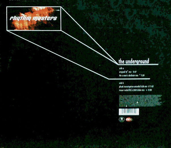 Cover zu Rhythm Masters - The Underground | 2001 | Vinyl | Electronic | US