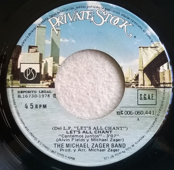 Cover zu The Michael Zager Band - Let's All Chant = Cantemos Juntos | 1978 | Vinyl | Electronic, Funk / Soul | Spain