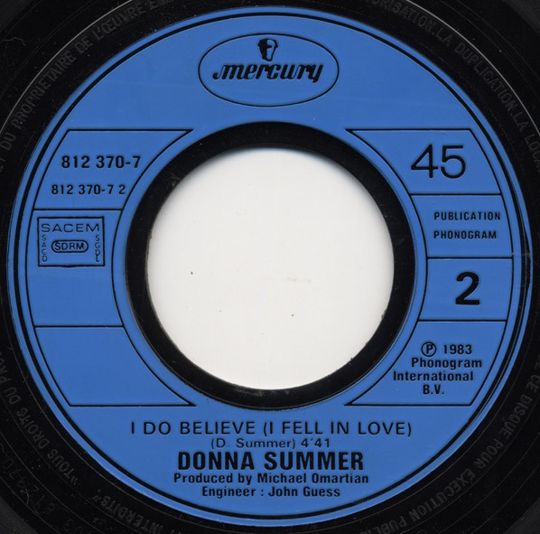 Cover zu Donna Summer - She Works Hard For The Money | 1983 | Vinyl | Electronic | France Schallplatten Ankauf