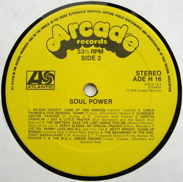 Cover zu Various - Soul Power | 1976 | Vinyl | Rock, Funk / Soul | Netherlands