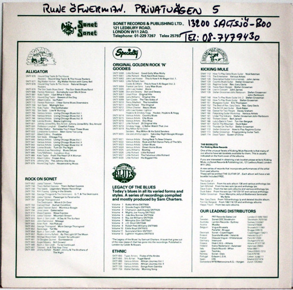 Cover zu Sylvia Vrethammar, Georgie Fame - In Goodmansland | 1983 | Vinyl | Jazz | Sweden Schallplatten Ankauf