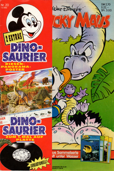 Cover zu Unknown Artist - Die Welt Der Dinosaurier | 1992 | Vinyl | Non-Music, Children's | Germany Schallplatten Ankauf