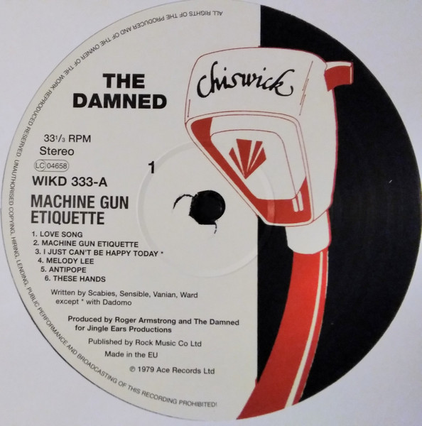 Cover zu The Damned - Machine Gun Etiquette | 2016 | Vinyl | Rock | Europe