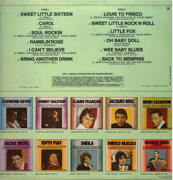 Cover zu Chuck Berry - Chuck Berry | Vinyl | Rock, Funk / Soul | France Schallplatten Ankauf
