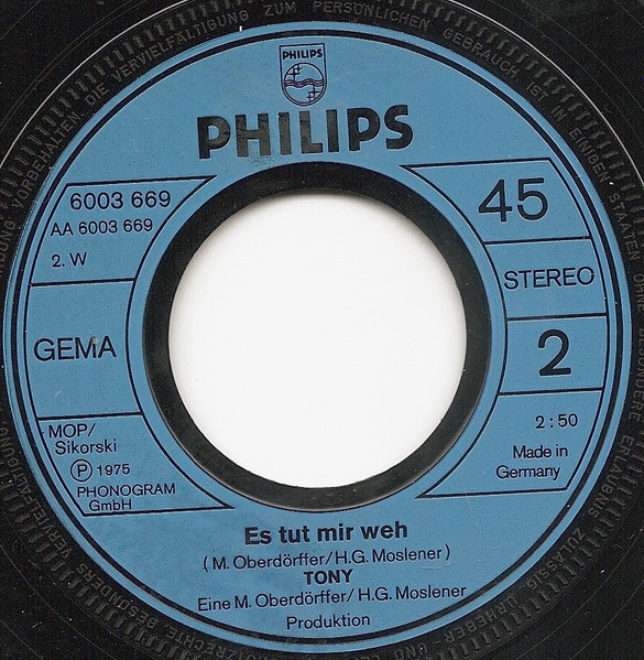 Cover zu Tony (9) - Mädchen Wie Helena | 1978 | Vinyl | Pop | Germany Schallplatten Ankauf