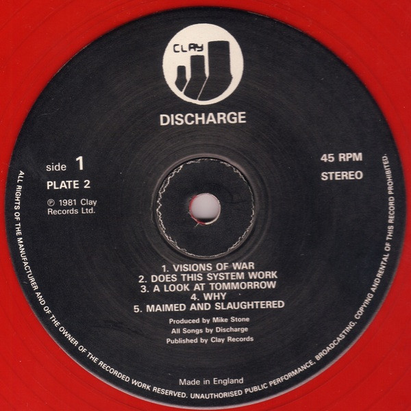 Cover zu Discharge - Why | 1989 | Vinyl | Rock | UK