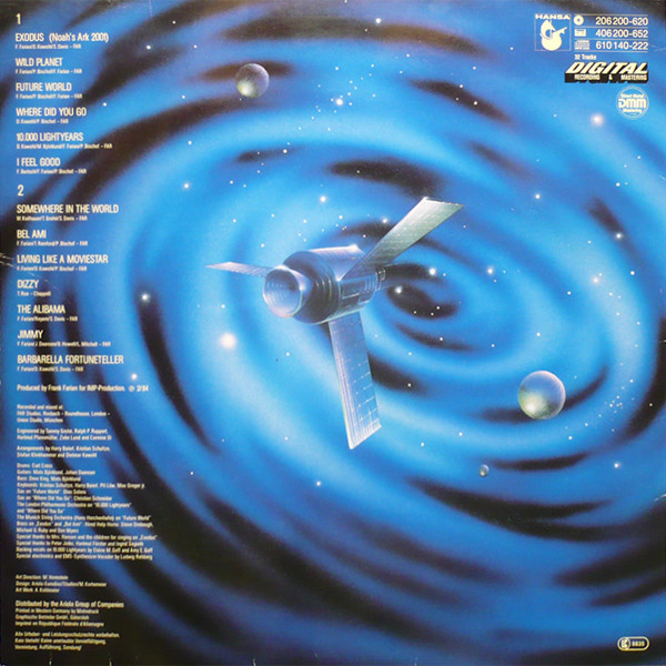 Cover zu Boney M. - 10.000 Lightyears | 1984 | Vinyl | Electronic, Pop | Europe