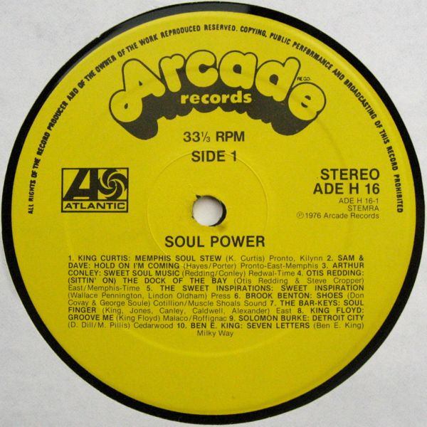 Cover zu Various - Soul Power | 1976 | Vinyl | Rock, Funk / Soul | Netherlands Schallplatten Ankauf