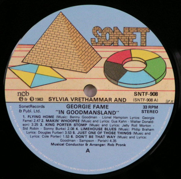 Cover zu Sylvia Vrethammar, Georgie Fame - In Goodmansland | 1983 | Vinyl | Jazz | Sweden