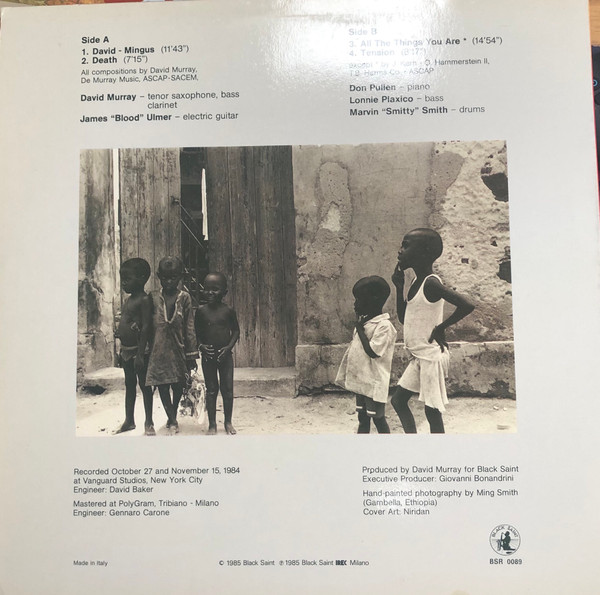 Cover zu David Murray - Children | 1985 | Vinyl | Jazz | Italy Schallplatten Ankauf