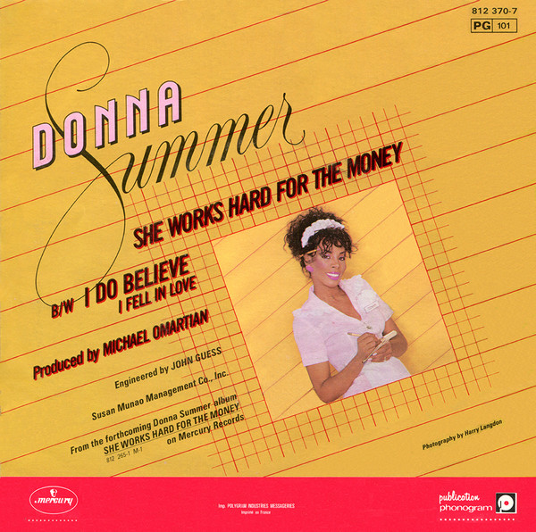 Cover zu Donna Summer - She Works Hard For The Money | 1983 | Vinyl | Electronic | France