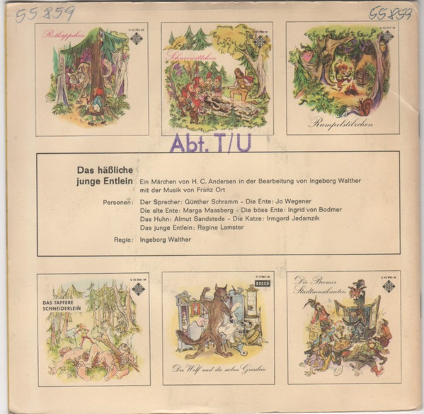 Cover zu Various - Das Häßliche Junge Entlein | Vinyl | Non-Music, Children's | Germany Schallplatten Ankauf