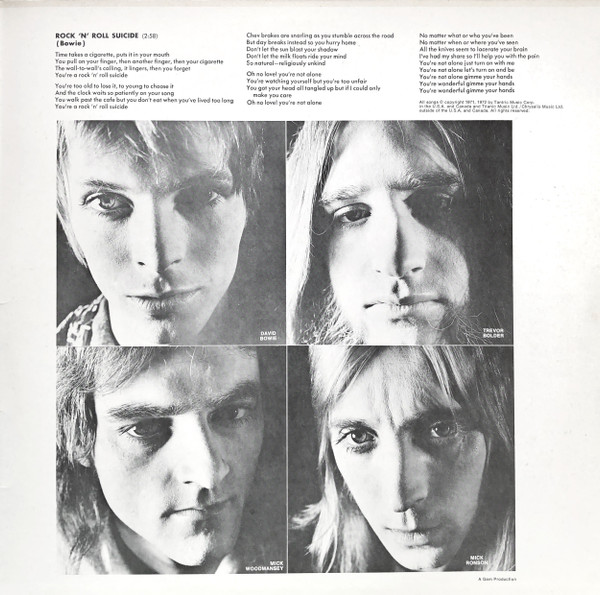 Cover zu David Bowie - The Rise And Fall Of Ziggy Stardust And The Spiders From Mars | 1979 | Vinyl | Rock | Germany Schallplatten Ankauf