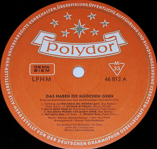 Cover zu Various - Das Haben Die Mädchen Gern | 1963 | Vinyl | Pop, Stage & Screen | Germany Schallplatten Ankauf