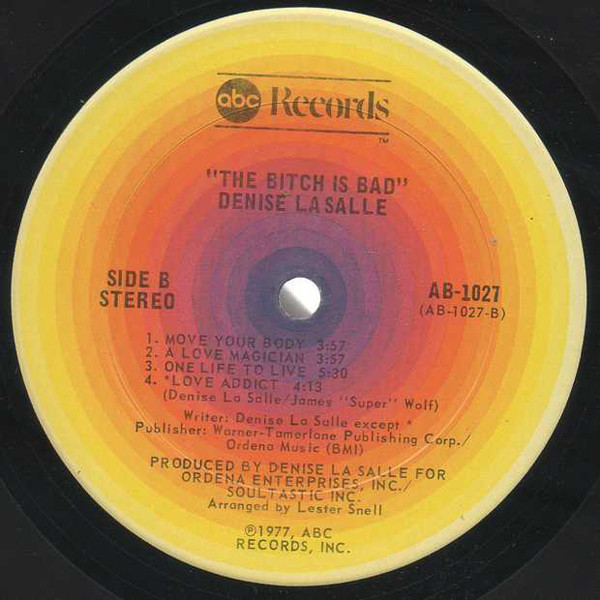 Cover zu Denise LaSalle - The Bitch Is Bad ! | 1977 | Vinyl | Funk / Soul | US