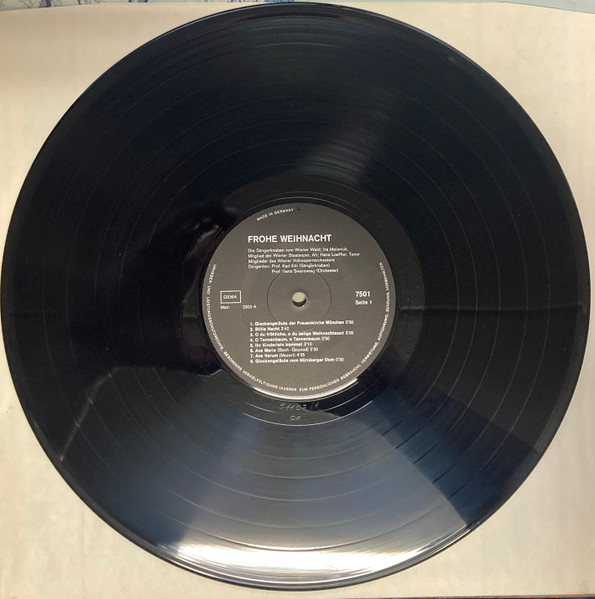 Cover zu Die Sängerknaben Vom Wienerwald - Frohe Weihnacht | Vinyl | Classical, Folk, World, & Country | Germany