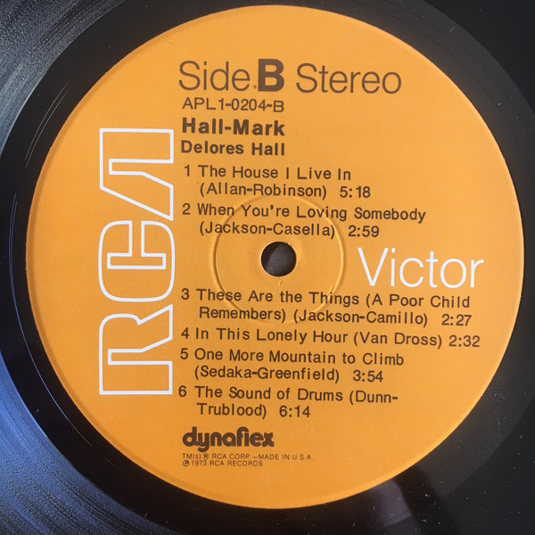 Cover zu Delores Hall - Hall-Mark | 1973 | Vinyl | Funk / Soul | US