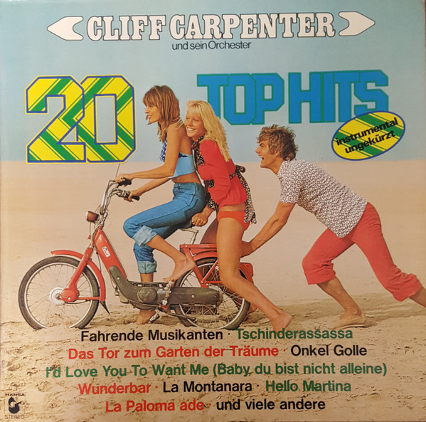 Cover zu Cliff Carpenter Und Sein Orchester - 20 Top Hits | 1974 | Vinyl | Pop | Germany