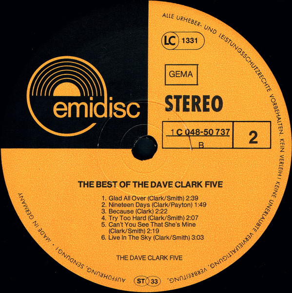 Cover zu The Dave Clark Five - The Best Of The Dave Clark Five | Vinyl | Rock | Germany