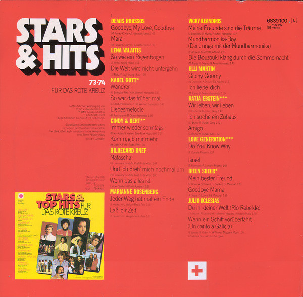 Cover zu Various - Stars & Hits Für Das Rote Kreuz - 73-74 | Vinyl | Pop | Germany Schallplatten Ankauf