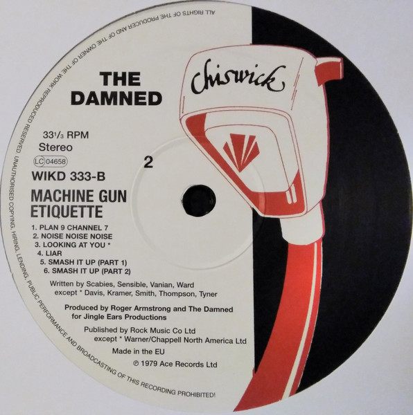Cover zu The Damned - Machine Gun Etiquette | 2016 | Vinyl | Rock | Europe Schallplatten Ankauf