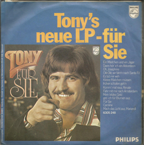 Cover zu Tony (9) - Komm' Mal Raus Renate | 1975 | Vinyl | Pop | Germany