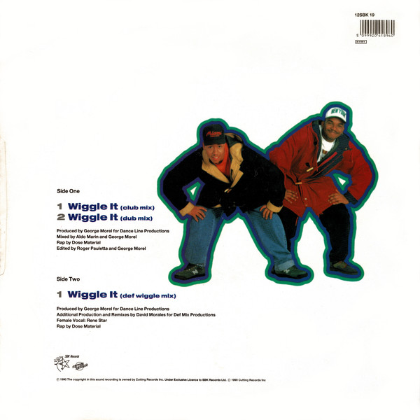 Cover zu 2 In A Room - Wiggle It | 1990 | Vinyl | Electronic, Hip Hop | UK Schallplatten Ankauf