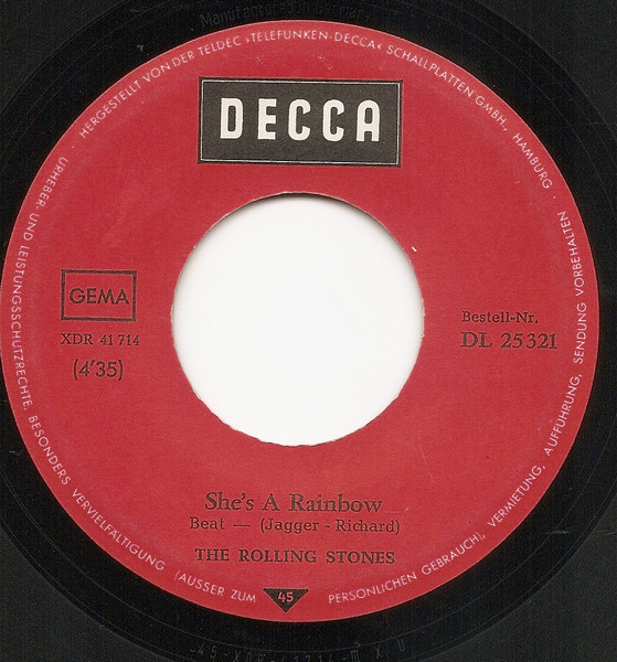 Cover zu The Rolling Stones - 2,000 Light Years From Home | 1967 | Vinyl, 7