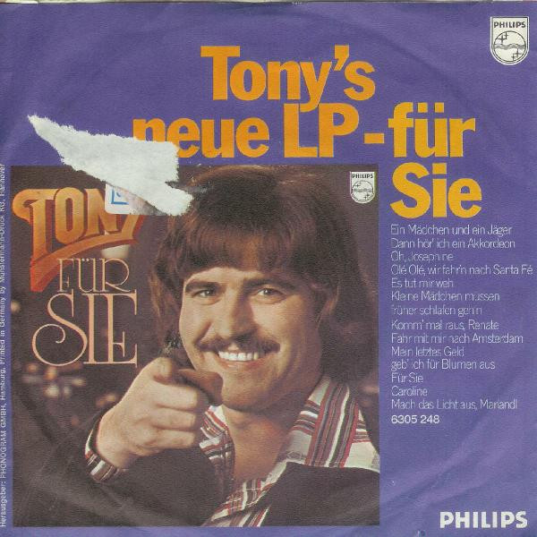 Cover zu Tony (9) - Wer's Glaubt Wird Selig / Auf Dem Fahrrad Da Fühl'n Wir Uns Frei | 1975 | Vinyl | Pop | Germany Schallplatten Ankauf