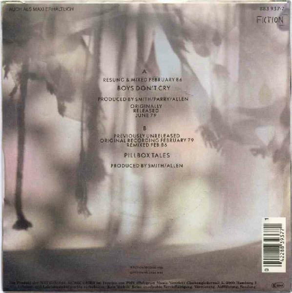 Cover zu The Cure - Boys Don't Cry (New Voice • New Mix) | 1986 | Vinyl, Stereo, 45 RPM, 7