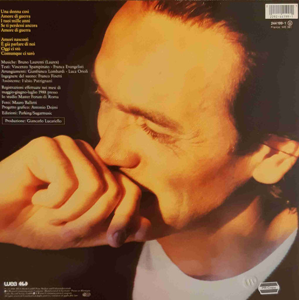 Cover zu Riccardo Fogli - Amore Di Guerra | 1988 | Vinyl | Pop | Germany