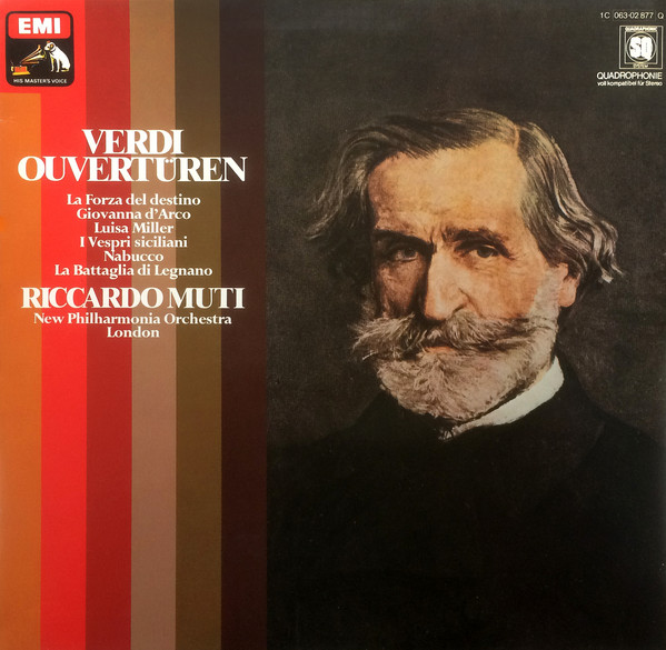 Cover zu Riccardo Muti, Giuseppe Verdi - Ouvertüren | 1977 | Vinyl | Classical | Germany Schallplatten Ankauf