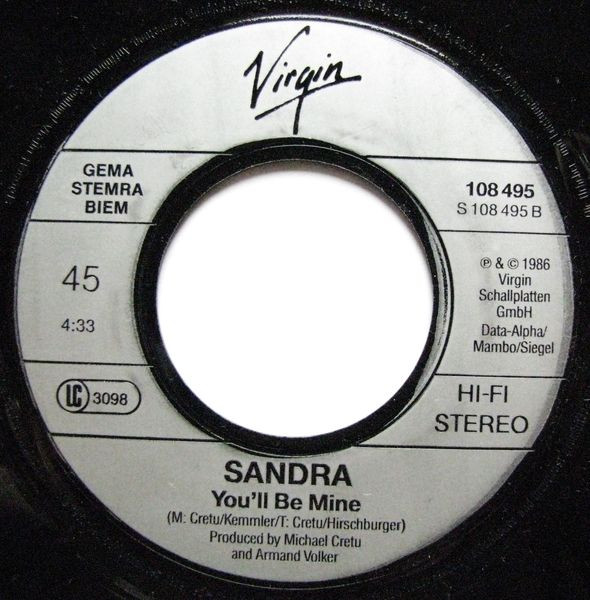 Cover zu Sandra - Hi! Hi! Hi! | 1986 | Vinyl, Stereo, 45 RPM, 7