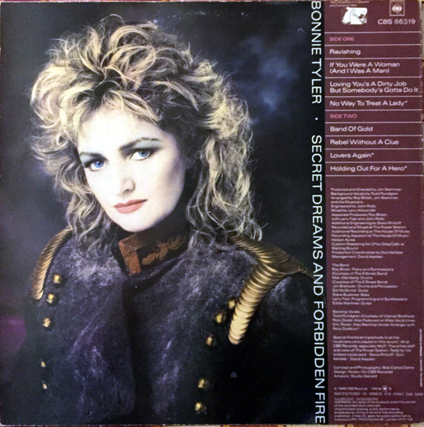 Cover zu Bonnie Tyler - Secret Dreams And Forbidden Fire | 1986 | Vinyl | Rock, Pop | Greece Schallplatten Ankauf