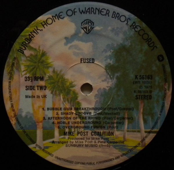Cover zu The Mike Post Coalition - Fused | 1975 | Vinyl | Jazz, Rock, Funk / Soul, Folk, World, & Country | UK Schallplatten Ankauf