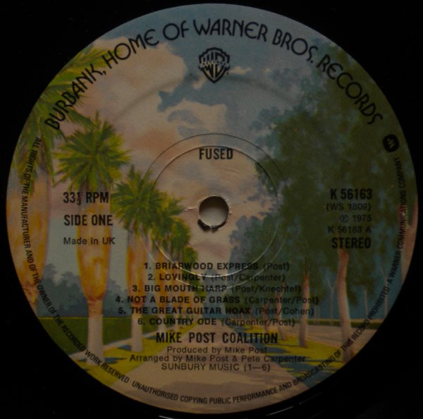 Cover zu The Mike Post Coalition - Fused | 1975 | Vinyl | Jazz, Rock, Funk / Soul, Folk, World, & Country | UK