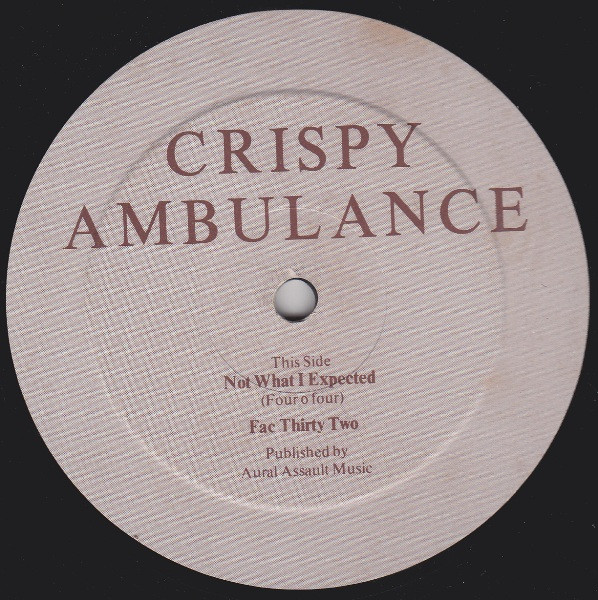 Cover zu Crispy Ambulance - Unsightly & Serene | 1980 | Vinyl | Rock | UK