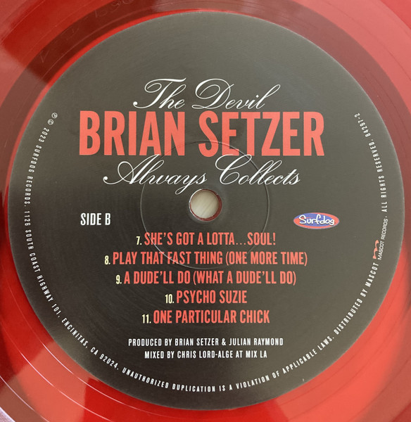 Cover zu Brian Setzer - The Devil Always Collects | 2023 | Vinyl | Rock | Europe