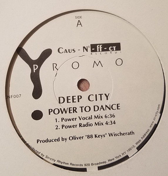 Cover zu Deep City - Power To Dance | 1998 | Vinyl | Electronic | Germany Schallplatten Ankauf