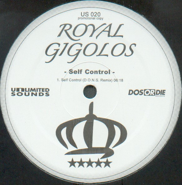 Cover zu Royal Gigolos - Somebody's Watching Me / Self Control | 2005 | Vinyl | Electronic | Germany Schallplatten Ankauf