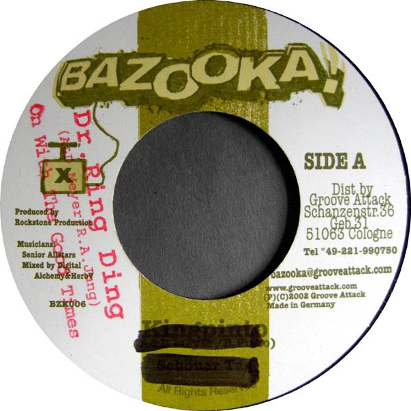 Cover zu Dr. Ring-Ding / Z.A. Vendetta - On With The Good Times / Woman No.1 | 2002 | Vinyl | Reggae | Germany Schallplatten Ankauf
